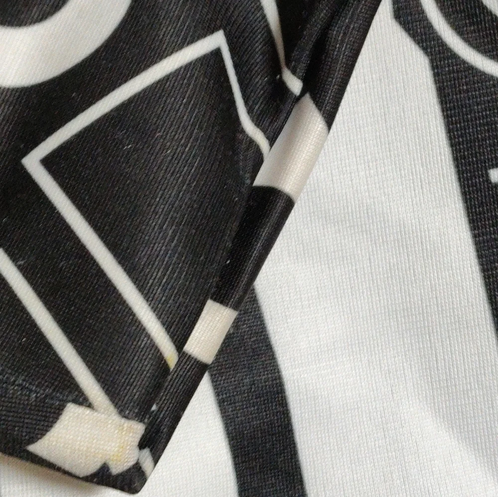 Adidas Black and White Logo Zip Up Jacket